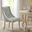 Elmcrest Upholstered Dining Chair with Nailhead Trim In Soft Green