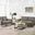 Elverum Living Room Set In Charcoal Gray