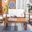 Emiko 4 Piece Outdoor Living Set In Beige PAT7312A-2BX