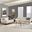 Engage Beige Loveseat and Sofa Set of 2