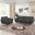 Engage Gray Arm Chair and Loveseat Set of 2