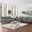 Engage Gray Arm Chairs and Loveseat Set of 3 In Light Gray