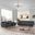 Engage Gray Arm Chairs and Sofa Set of 3