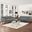 Engage Gray Loveseat and Sofa Set of 2 In Light Gray