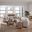 Escape 4 Piece Modular Sectional In Mirage Mist