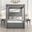 Etherea Eastern king Bed In Gray