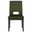 Evan Green Velvet Side Chair Set of 2 In Green