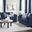 Evansley Living Room Set In Navy