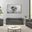 Everett Chenille Fabric Living Room Set In Grey