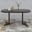 Extendable Wooden Kitchen Room Dining Table with 18 Inch Extension Leaf In Walnut