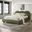 Finamore Eastern king Bed In Olive Green