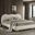 Finamore Eastern king Bed In White and Natural Oak