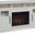 Finnegan 66 Inch Fireplace Console In White