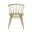 Fitz Curved Back Spindle Dining Chair Set of 2 In Natural