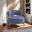Florens Swivel Chair In Dark Blue