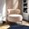 Florens Swivel Chair In Light Brown