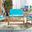 Fontana 4 Piece Outdoor Set In Aqua