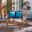 Fontana Teak Look 5-Piece Outdoor Set