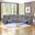 Fortuner Power Reclining Sectional In Gray