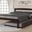 Full Econo Bed With Trundle In Dark Cappuccino Finish