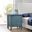 Glory Furniture Hammond 3 Drawer Nightstand, Blue