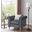 Glory Furniture Raisa Chair, Gray