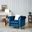 Glory Furniture Raisa Chair, Navy Blue