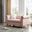 Glory Furniture Raisa Loveseat, Pink