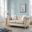 Glory Furniture Raisa Loveseat, Beige