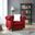 Glory Furniture Raisa Chair, Burgundy