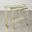 Gallery Folding Bar In Shiny Brass