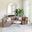 Garbi Modular Sectional In Beige Velvet