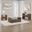 Garland Glass Top Occasional Table Set In Brown
