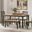 Gesthaven 6-Piece Dining Room Set In Natural and Green