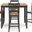 Gesthaven Counter Height Dining Table and 4 Barstools In Natural and Brown