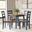 Gesthaven Dining Room Set In Natural and Blue