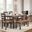 Gesthaven Dining Table with 4 Chairs and Bench In Natural and Brown