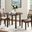 Gia 3 Piece 42 Inch Drop Leaf Dining Table and 2 Chairs In Cherry