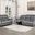 Glarus Living Room Set In Dark Gray