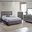 Glasgow Panel Bedroom Set In Gray