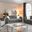 Glory Furniture Sapphire Gray Living Room Set