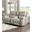 Gorgius Power Loveseat In Light Gray