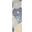 Grafix White 2'3" x 7'6" Runner Contemporary Area Rug
