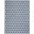 Grafix White and Navy 5'3" x 7'3" Area Rug