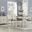 Granby Antique White And Rosy Brown Counter Height Dining Room Set