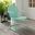 Griffith Retro Outdoor Chair In Aqua Gloss