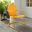 Griffith Retro Outdoor Chair In Tangerine Gloss