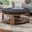 Guis Round Coffee Table In Dark Gray
