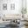 Gwen Living Room Set In Cream