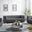 Gwen Living Room Set In Grey